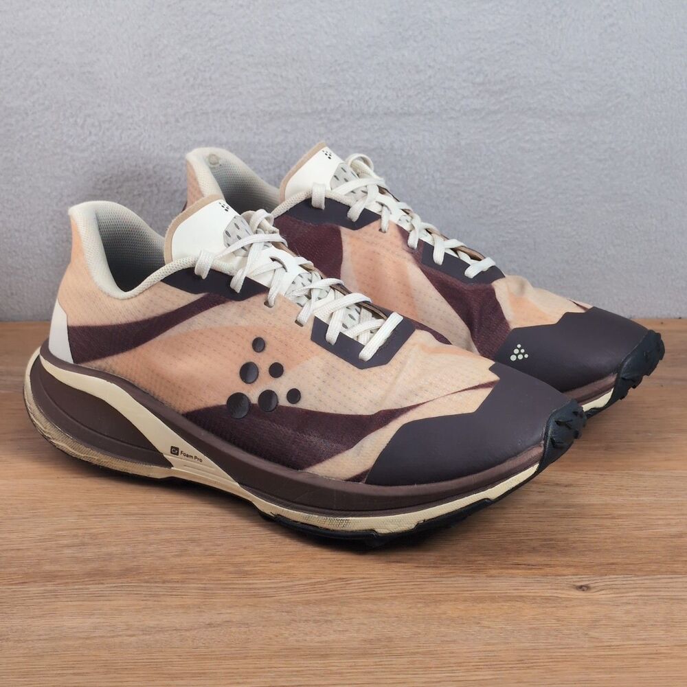 Craft CTM Ultra Trail Men's 10 Pure Trail Running Shoes Colorblock Ripstop